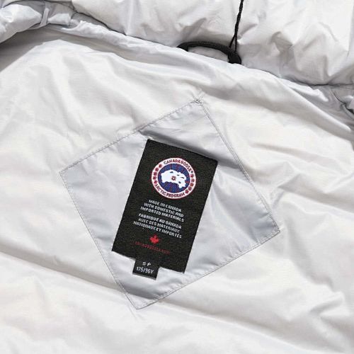 Canada Goose White Packable Down Jacket with Stuff Sack