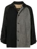 Uma Wang two-tone buttoned jacket
