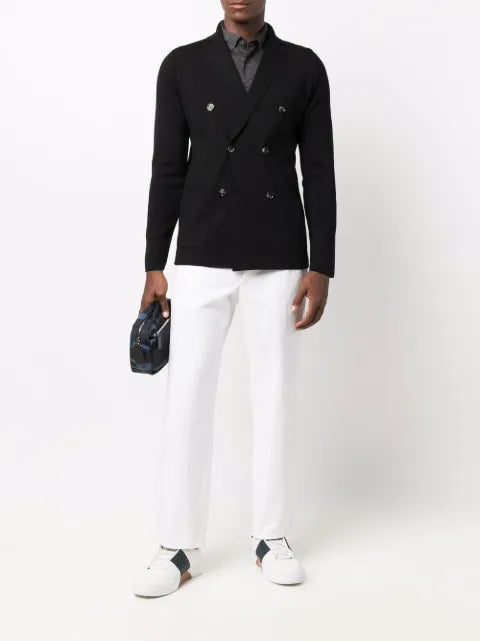 Dell'oglio double-breasted merino wool blazer