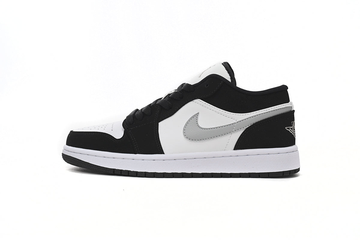Nike Air Jordan 1 Low Black and White Gray Reps Sneaker 552780-018