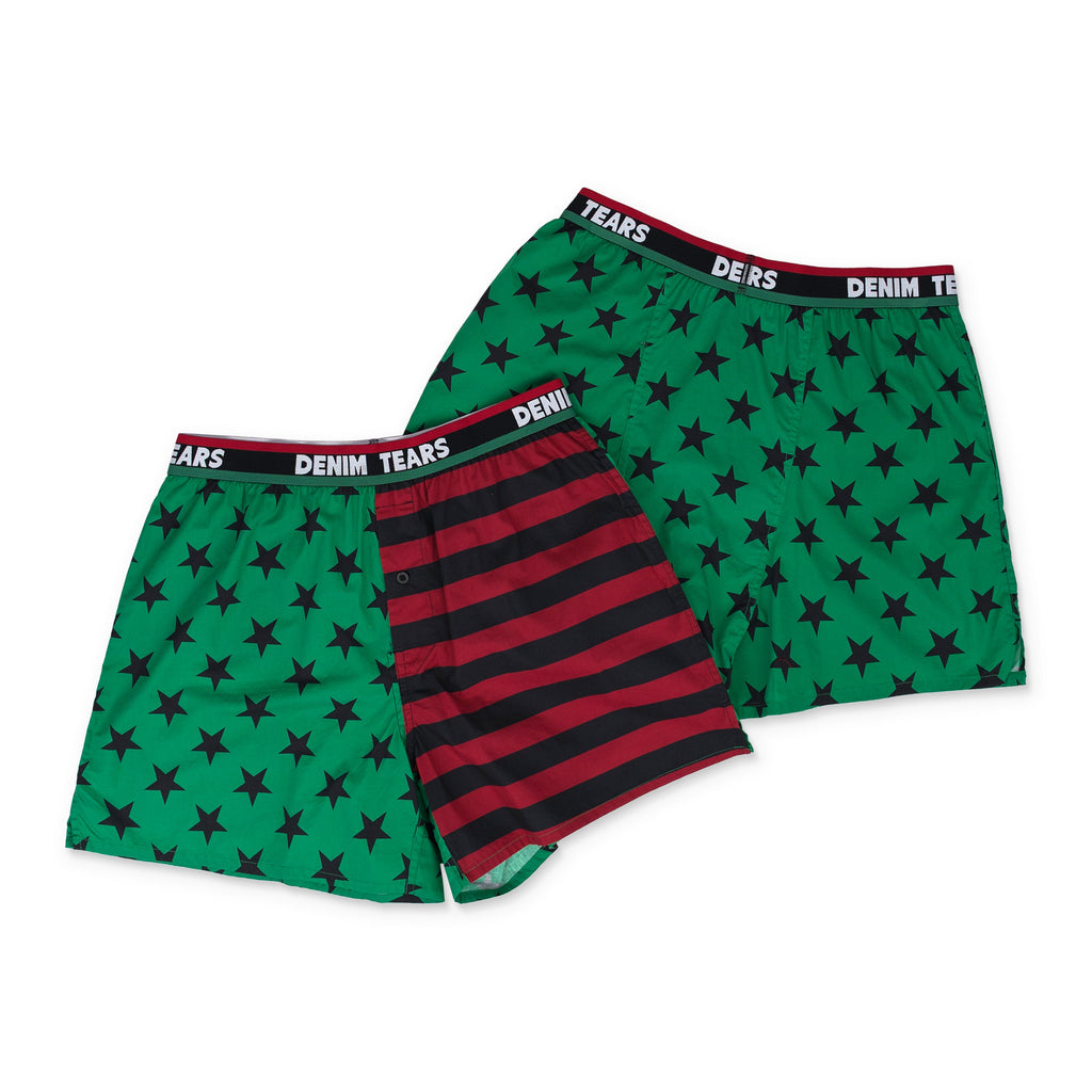 Multicolor Stars Stripes Boxer Shorts 2-Pack