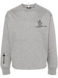 Moncler Grenoble logo-appliqué cotton sweatshirt