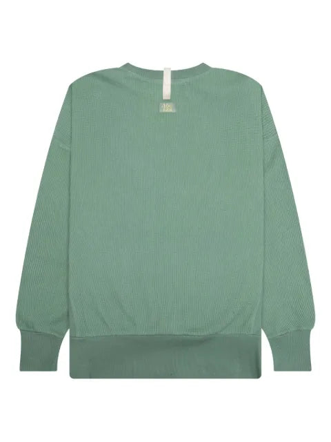 Advisory Board Crystals waffle crew-neck sweatshirt
