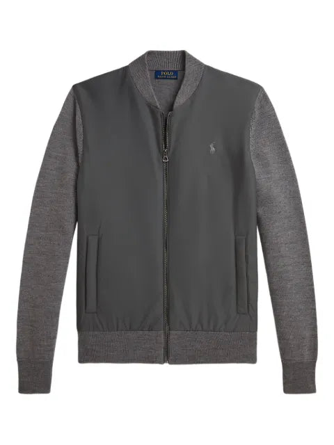 Polo Ralph Lauren panelled zip-up sweatshirt
