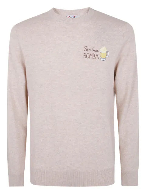MC2 Saint Barth Heron embroidered sweater
