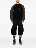 sacai buttoned panelled jacket