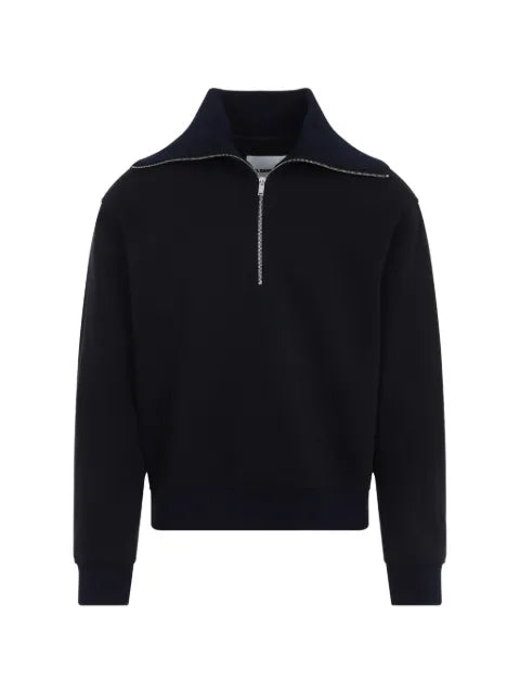 Jil Sander zip collar sweater
