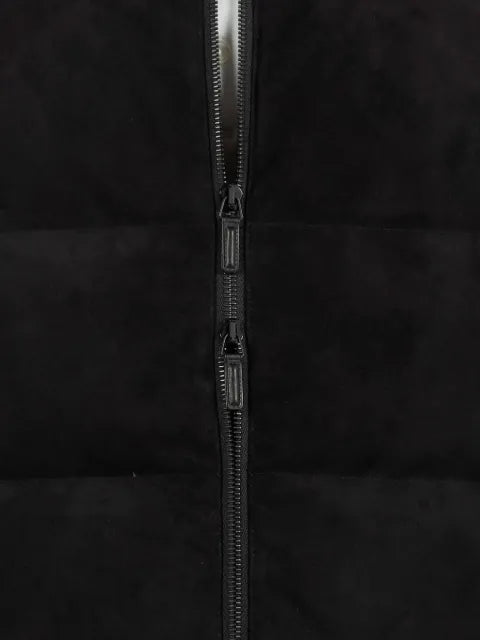 James Perse suede zip-up sweater