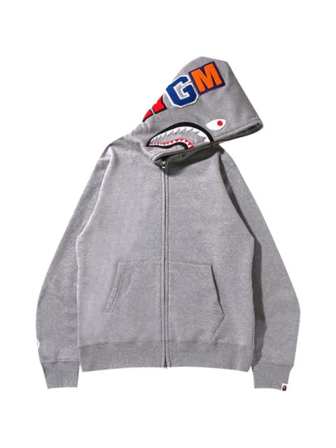 A BATHING APE® Shark zip-up hoodie