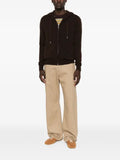 BOMPARD zip-up drawstring hoodie