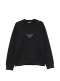 Emporio Armani logo-patch sweater