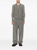Ziggy Chen check-pattern waistcoat
