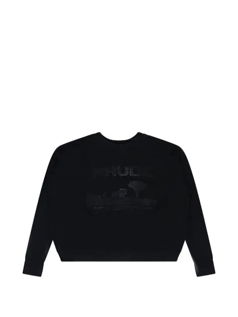 RHUDE graphic-print crew-neck sweater