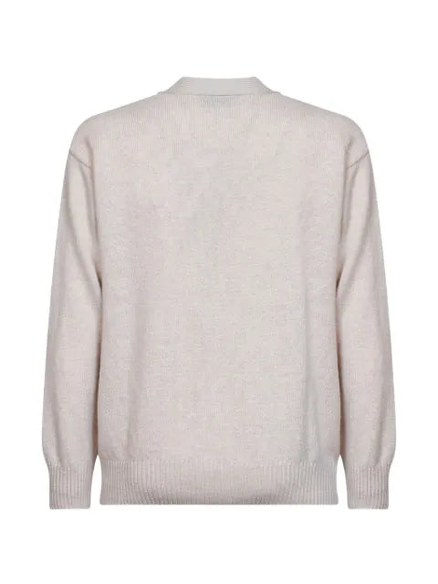 D4.0 button-up V-neck cardigan