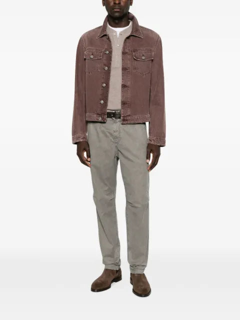 Brunello Cucinelli henley-neck waffle-knit sweater