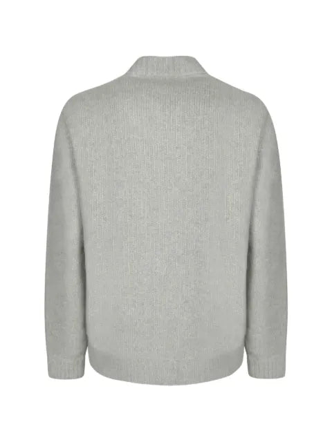 Zanone ribbed-knit button-up cardigan