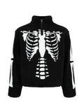 MARKET skeletal sherpa sweatshirt