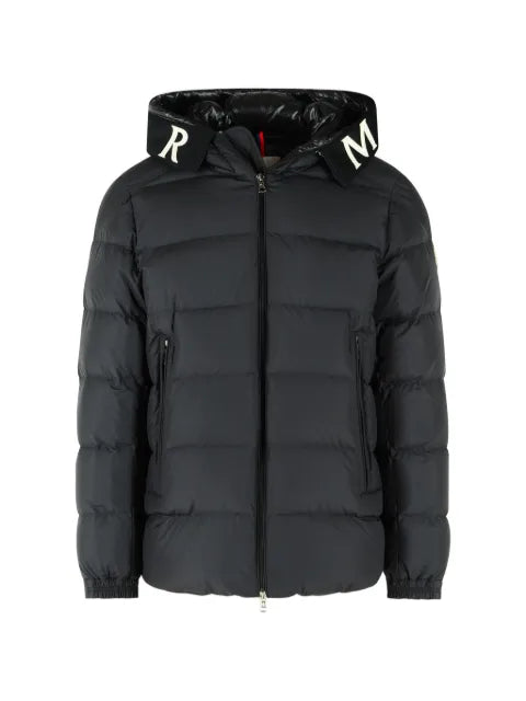 Moncler logo-detail hooded puffer jacket