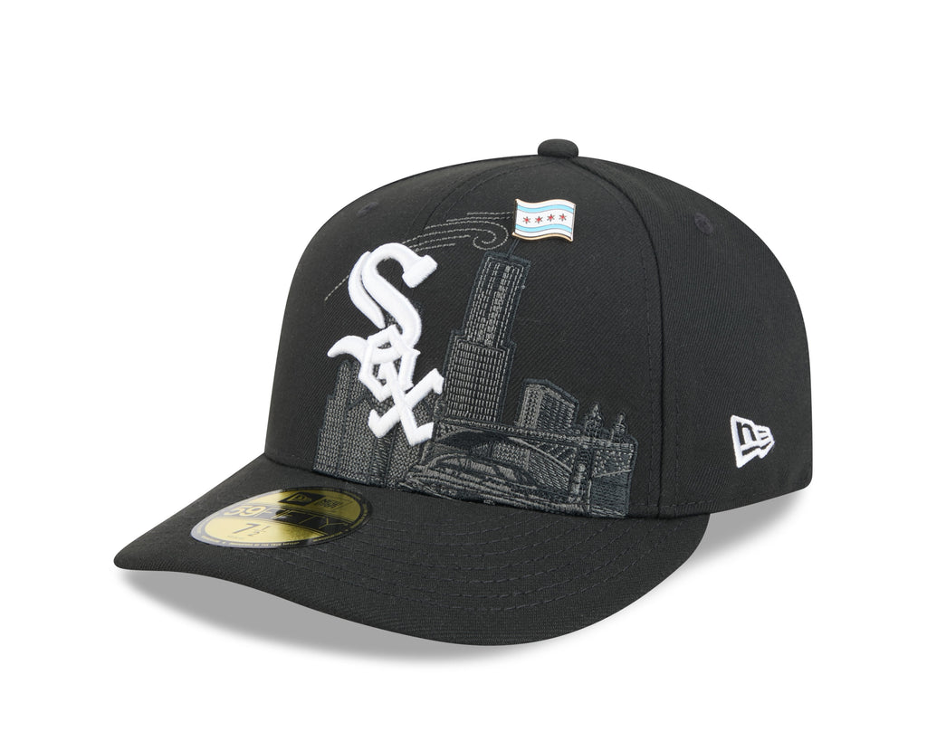 New Era 5950 Pinch Crown Chicago White Sox Injection Fitted Hat