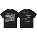 ERD “Sweet Jesus Ice Cold Christ” Cartoon Motel T-Shirt — Black