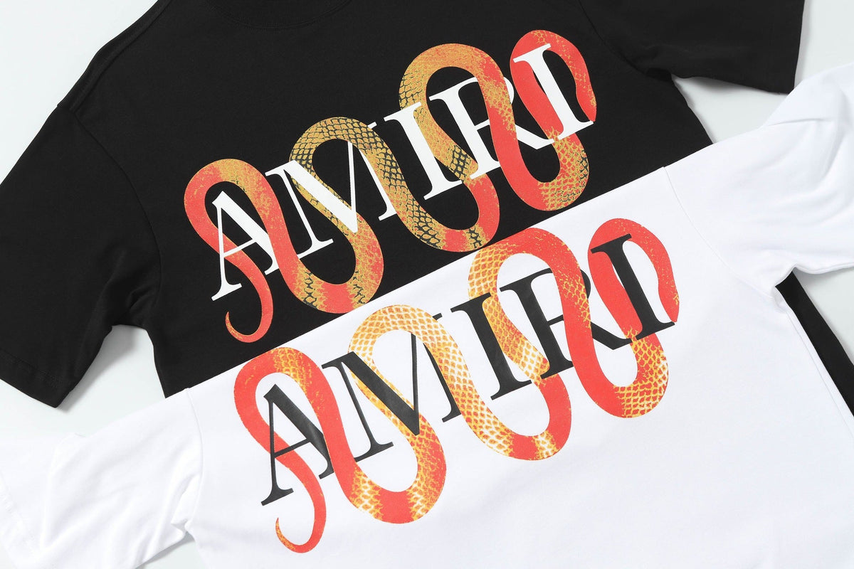 Amiri Multi‑Letter Graphic Oversized Short Sleeve Tee Multi‑Style