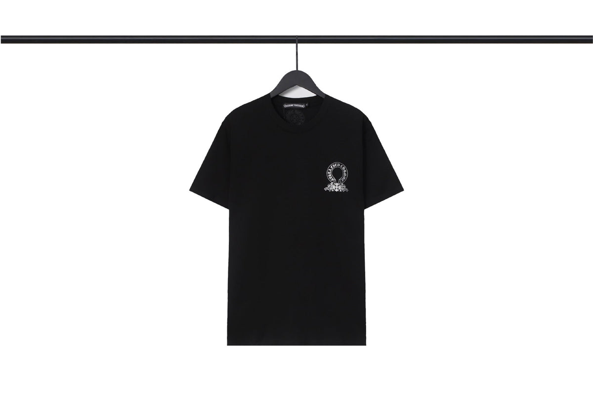 Chrome Hearts Sanskrit Cross Horseshoe Graphic Tee Multi‑Style