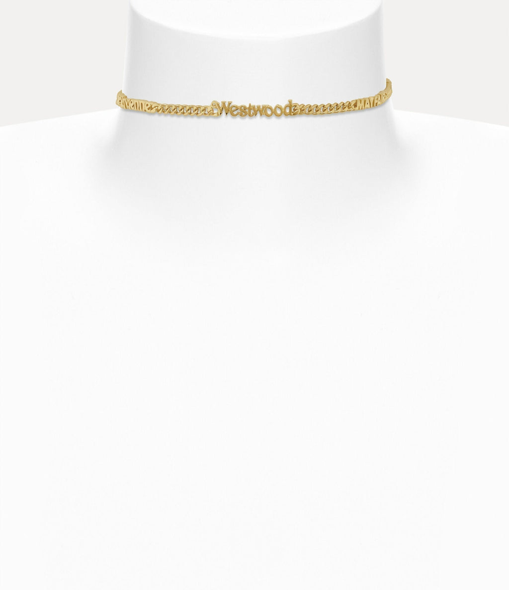 VIVIENNE WESTWOOD Millicent Choker Brass(2 Colors)