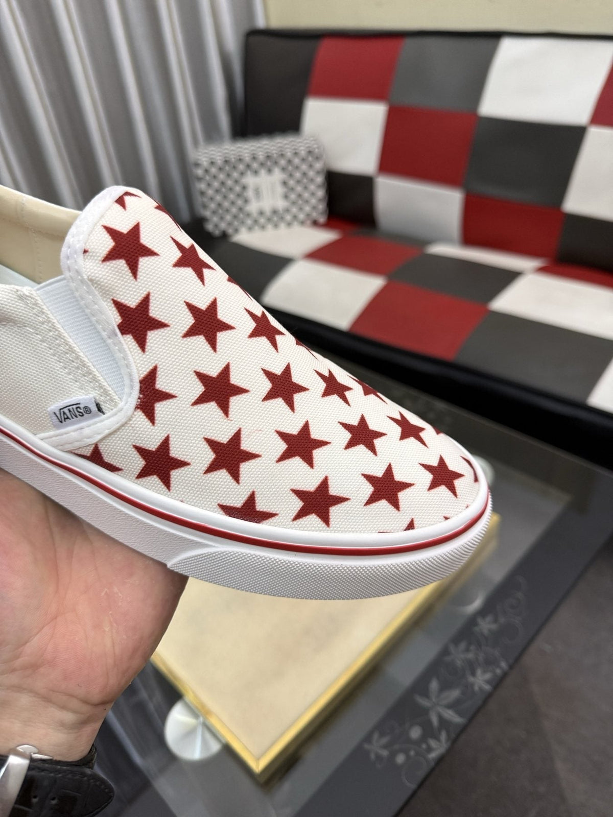 Vans Red Star Slip-On Sneakers