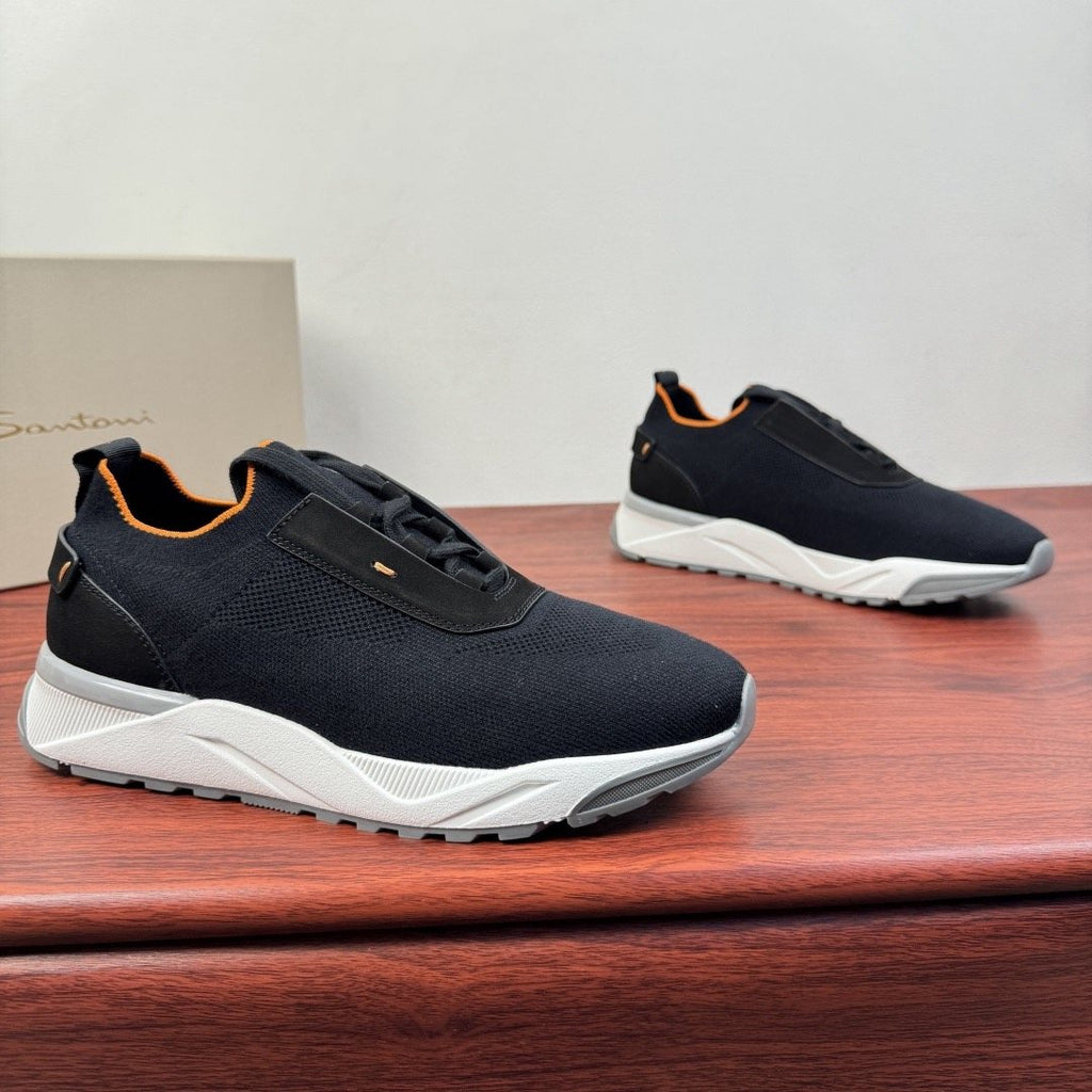 Santoni Men's Knit Sneakers