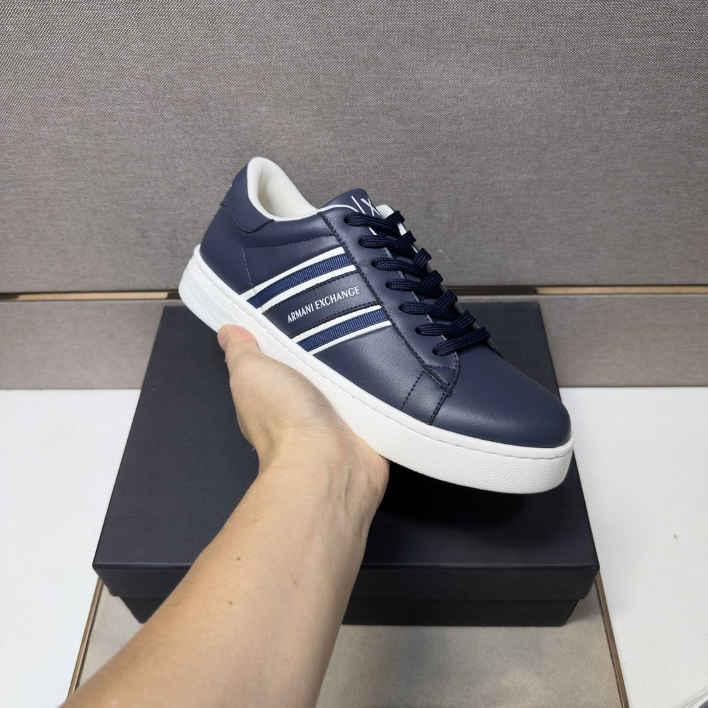 Armani Men's Stripe Sneakers